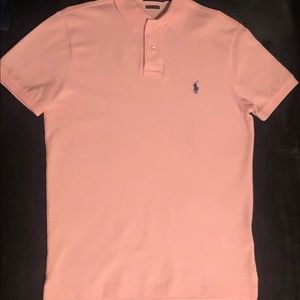 POLO by RALPH LAUREN Pink Polo Shirt Small